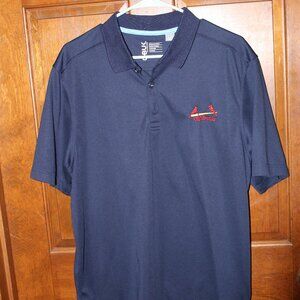 ST. LOUIS CARDINALD BASEBALL BLUE POLO SIZE XL